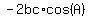 -2bc%2Acos%28A%29