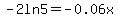 -2ln5+=+-0.06x