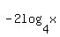 -2log%284%2Cx%29