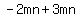 -2mn%2B3mn+