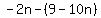 -2n-%289-10n%29