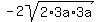 -2sqrt%282%2A3a%2A3a%29