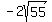 -2sqrt%2855%29