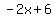 -2x%2B6