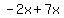 -2x%2B7x