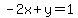 -2x%2By=1