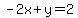 -2x%2By=2