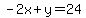 -2x%2By=24