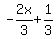 -2x%2F3%2B1%2F3