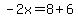 -2x=8%2B6