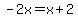 -2x=x%2B2