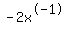 -2x%5E-1