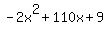 -2x%5E2%2B110x%2B9