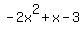 -2x%5E2%2Bx-3