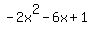 -2x%5E2-6x%2B1