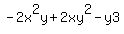 -2x%5E2y%2B2xy%5E2-y3