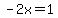 -2x+=+1