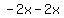 -2x++-2x