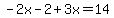 -2x-2%2B3x=14