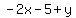 -2x-5%2By