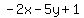 -2x-5y%2B1