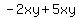 -2xy%2B5xy