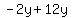-2y%2B12y