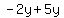-2y%2B5y