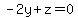 -2y%2Bz=0