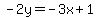-2y=-3x%2B1