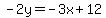 -2y=-3x%2B12