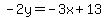 -2y=-3x%2B13