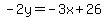 -2y=-3x%2B26