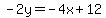 -2y=-4x%2B12