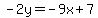 -2y=-9x%2B7