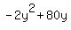 -2y%5E2+%2B+80y
