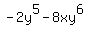 -2y%5E5-8xy%5E6