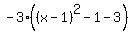 -3%28%28x-1%29%5E2-1-3%29