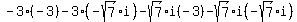 -3%28-3%29-3%28-sqrt%287%29i%29-sqrt%287%29i%28-3%29-sqrt%287%29i%28-sqrt%287%29i%29
