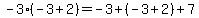 -3%28-3+%2B+2%29+=+-3+%2B+%28-3+%2B+2%29+%2B+7
