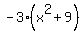 -3%28x%5E2%2B9%29