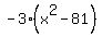 -3%28x%5E2-81%29