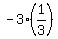 -3%2A%281%2F3%29