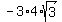 -3%2A4%2Asqrt%283%29