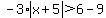 -3%2Aabs%28x%2B5%29%3E6-9