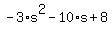 -3%2As%5E2-10%2As%2B8