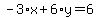-3%2Ax%2B6%2Ay=6