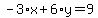 -3%2Ax%2B6%2Ay=9