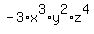 -3%2Ax%5E3%2Ay%5E2%2Az%5E4