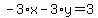 -3%2Ax-3%2Ay=3
